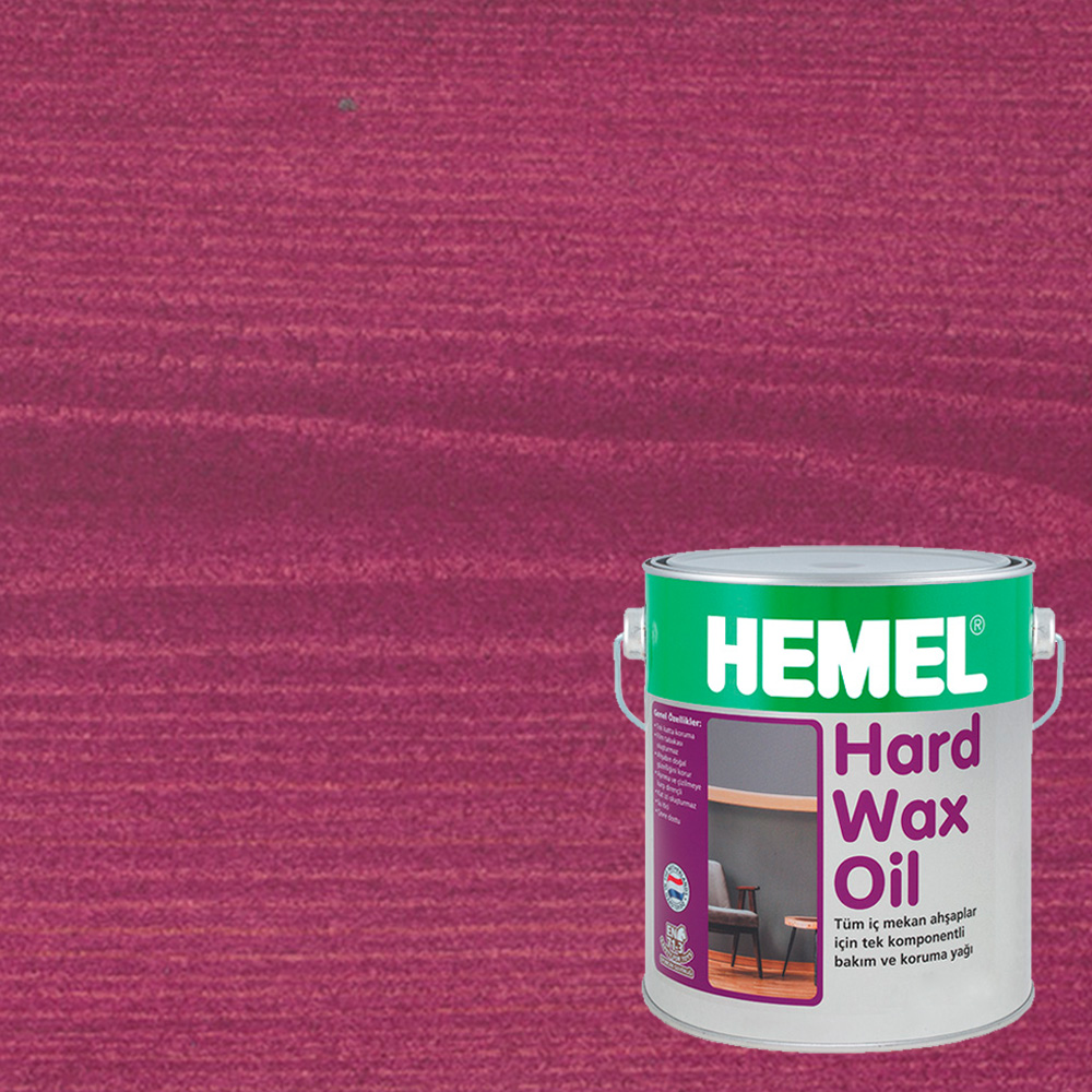 Масло с твердым воском для дерева Hemel Hardwax Oil цвет 3015Н Амарант матовое 0,18 л Масло с твердым воском для дерева Hemel Hardwax Oil цвет 3015Н Амарант матовое 0,18 л