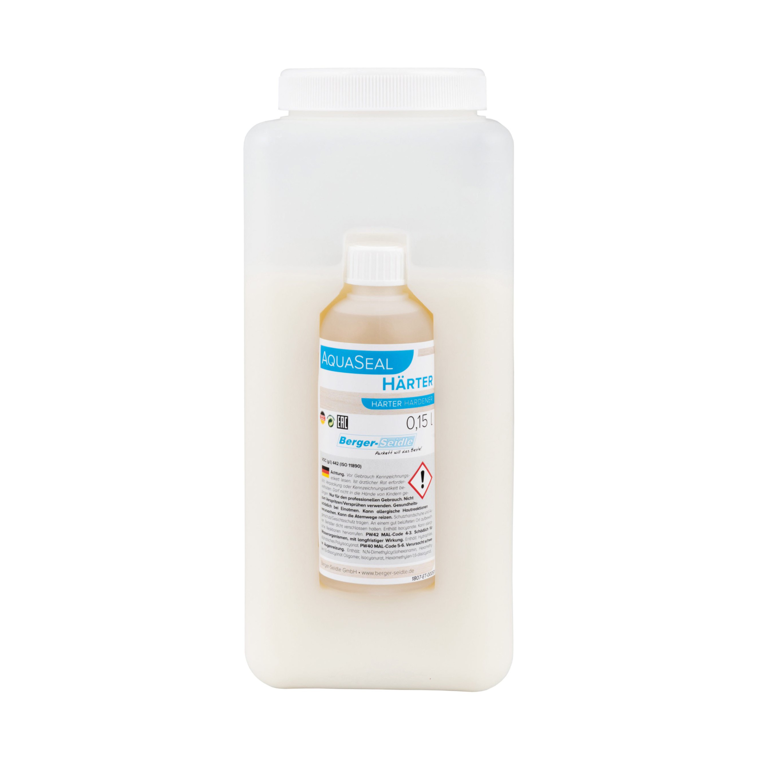 Лак для паркета Berger-Seidle AquaSeal GreenStar 2K матовый 1,65 л