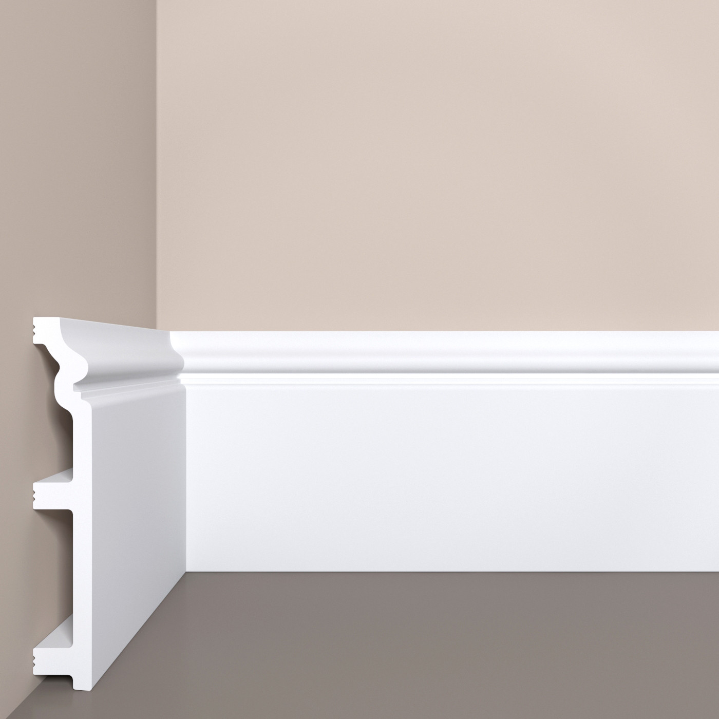 Плинтус под покраску Bello Deco П9 2000×140×22 Плинтус под покраску Bello Deco П9 2000×140×22