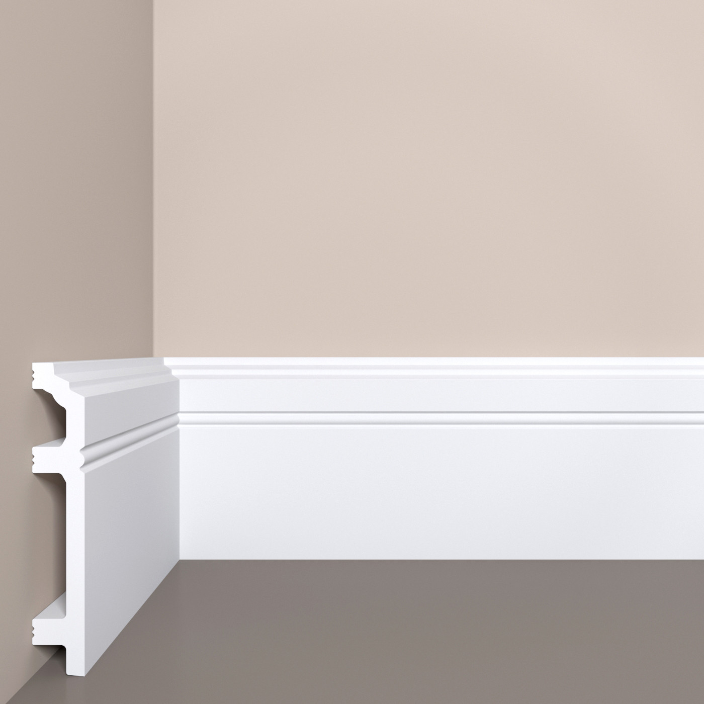 Плинтус под покраску Bello Deco П12 2000×120×20 Плинтус под покраску Bello Deco П12 2000×120×20