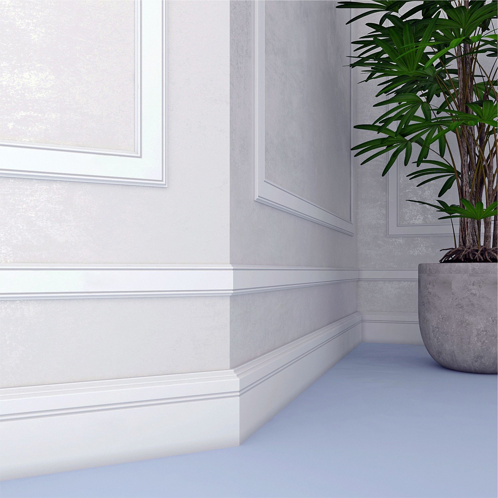 Плинтус под покраску Bello Deco П12 2000×120×20 фото в интерьере Плинтус под покраску Bello Deco П12 2000×120×20 фото в интерьере