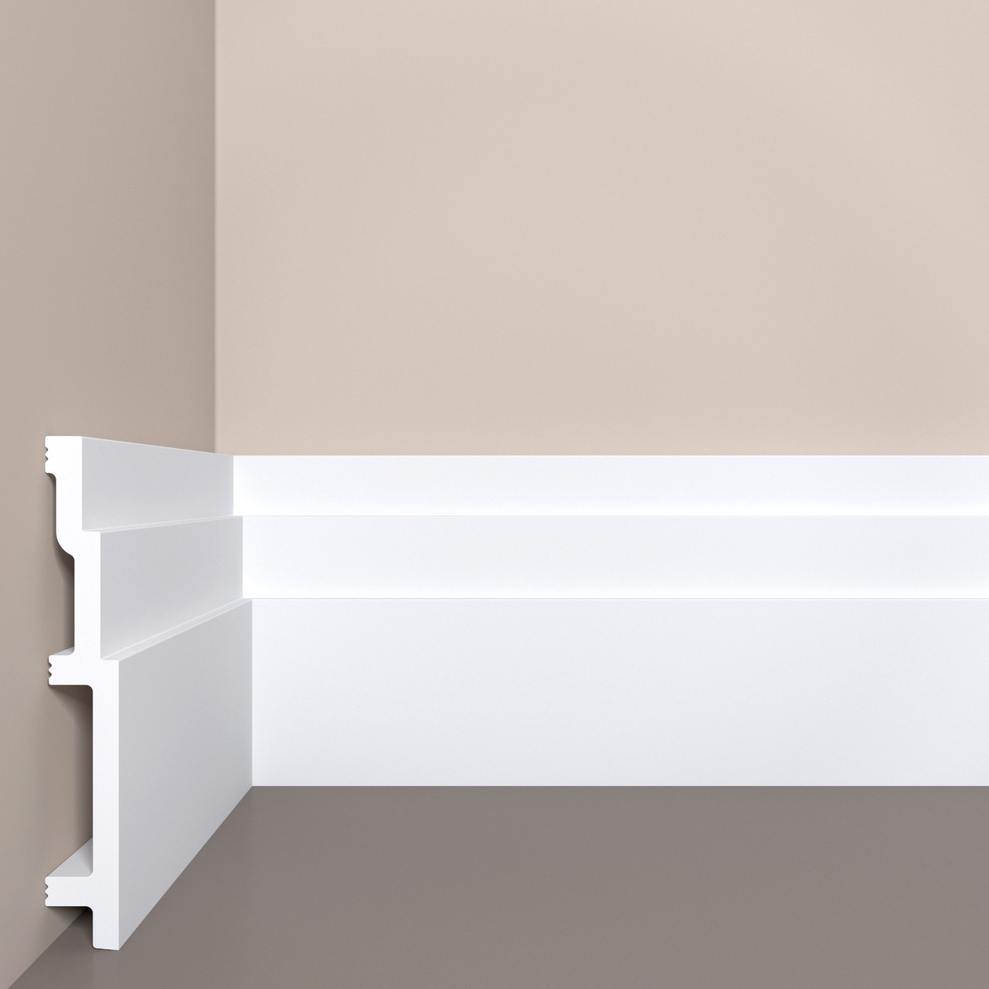 Плинтус под покраску Bello Deco П13 2000×140×20 Плинтус под покраску Bello Deco П13 2000×140×20