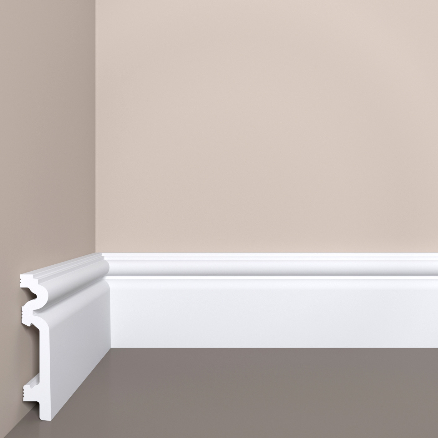 Плинтус под покраску Bello Deco П14 2000×90×19 Плинтус под покраску Bello Deco П14 2000×90×19