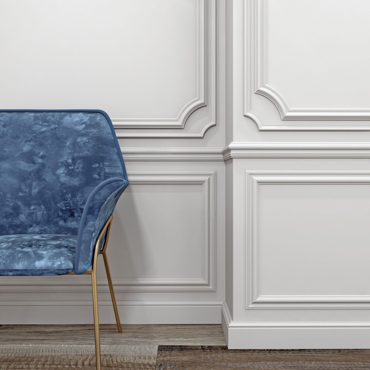Декор к молдингу под покраску Bello Deco М11У1 83×83×12 фото в интерьере