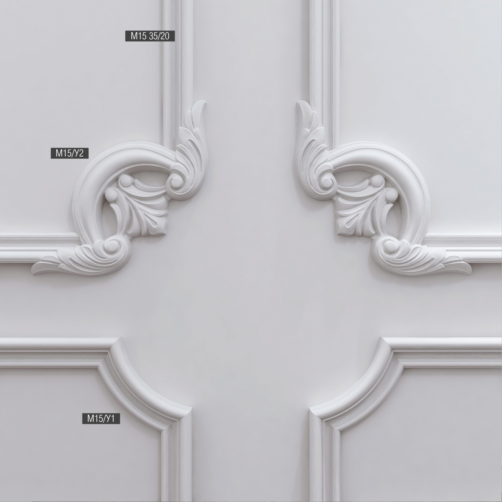 Угловой элемент к молдингу под покраску Bello Deco М15У2 210×210×20 фото в интерьере Угловой элемент к молдингу под покраску Bello Deco М15У2 210×210×20 фото в интерьере