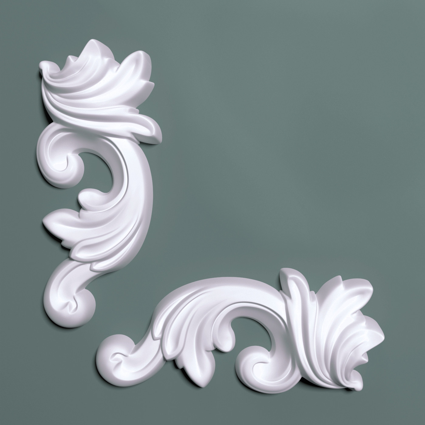 Декор к молдингу под покраску Bello Deco М12Н1 140×60×20