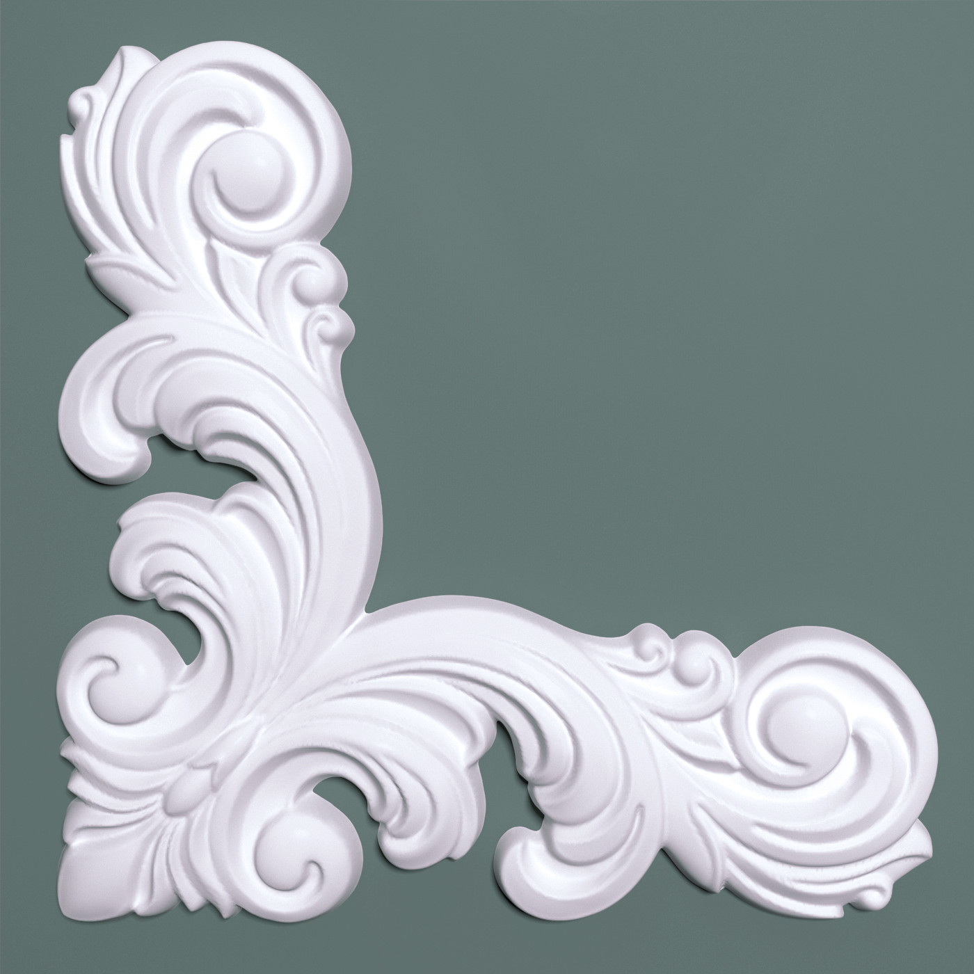 Угловой элемент к молдингу под покраску Bello Deco УУ1 190×190×12 Угловой элемент к молдингу под покраску Bello Deco УУ1 190×190×12