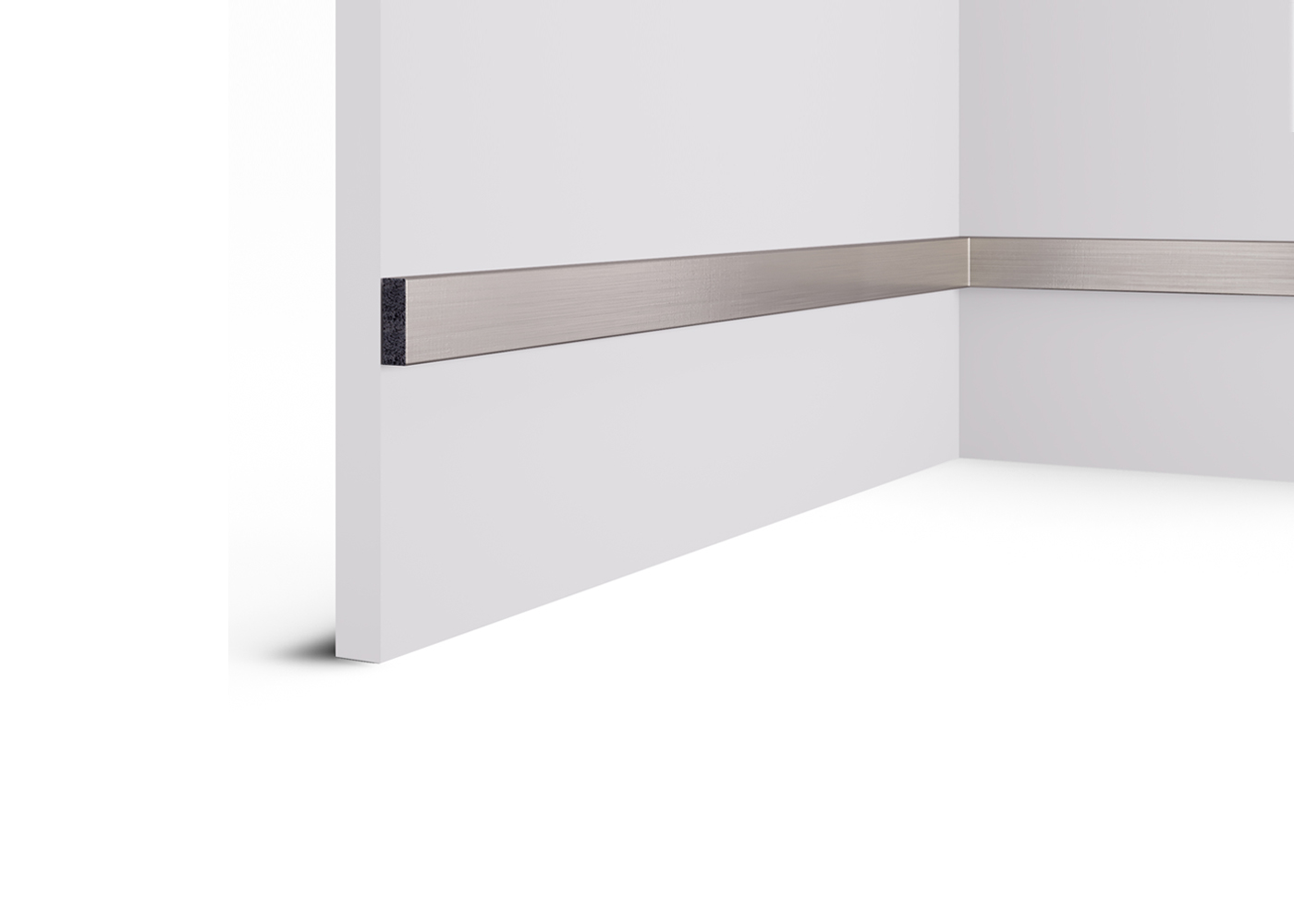 Рейка декоративная Cosca Decor Хром матовый RX010-052 2000×30×10 Рейка декоративная Cosca Decor Хром матовый RX010-052 2000×30×10