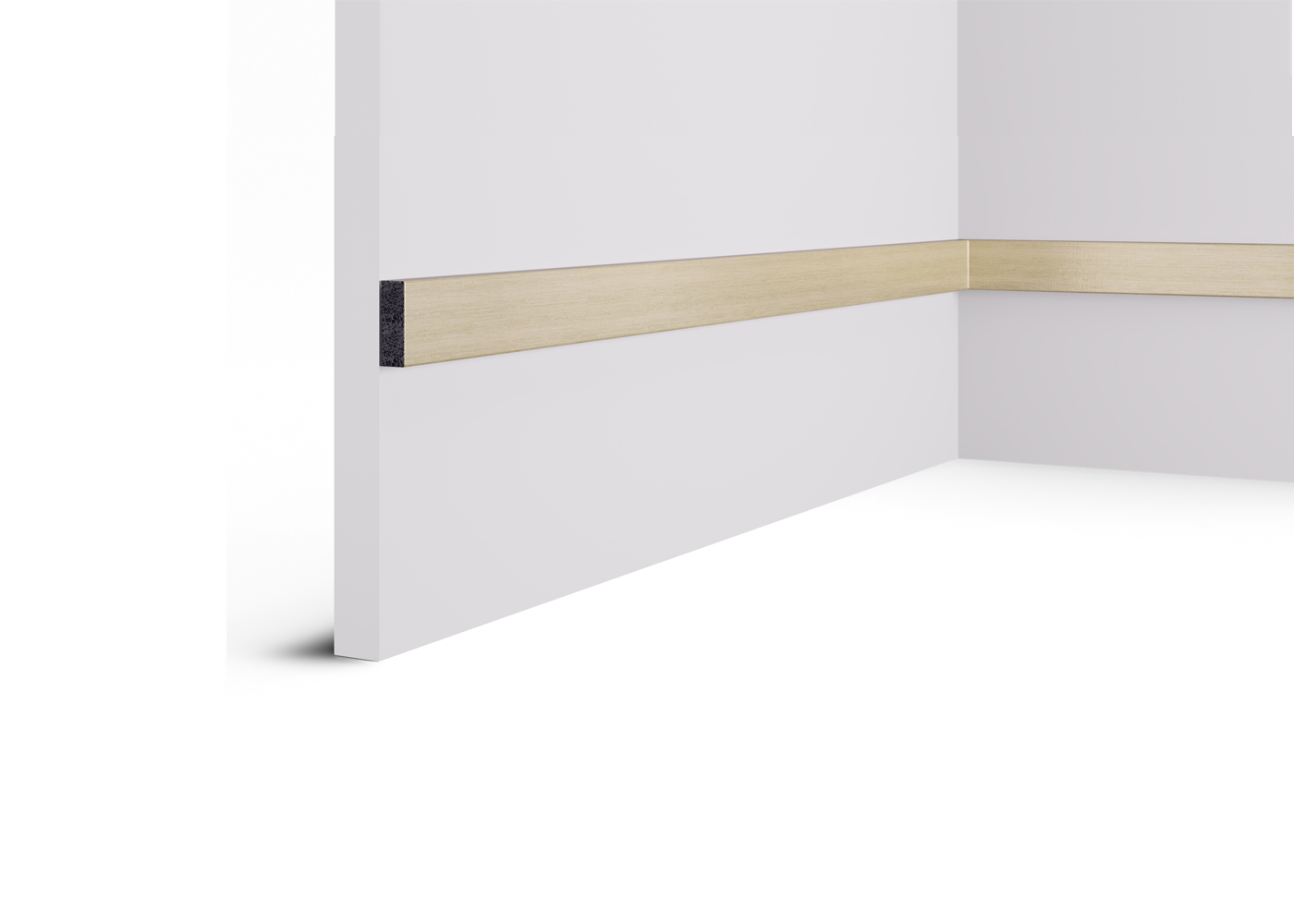 Рейка декоративная Cosca Decor Золото матовое RX010-053 2000×30×10 Рейка декоративная Cosca Decor Золото матовое RX010-053 2000×30×10