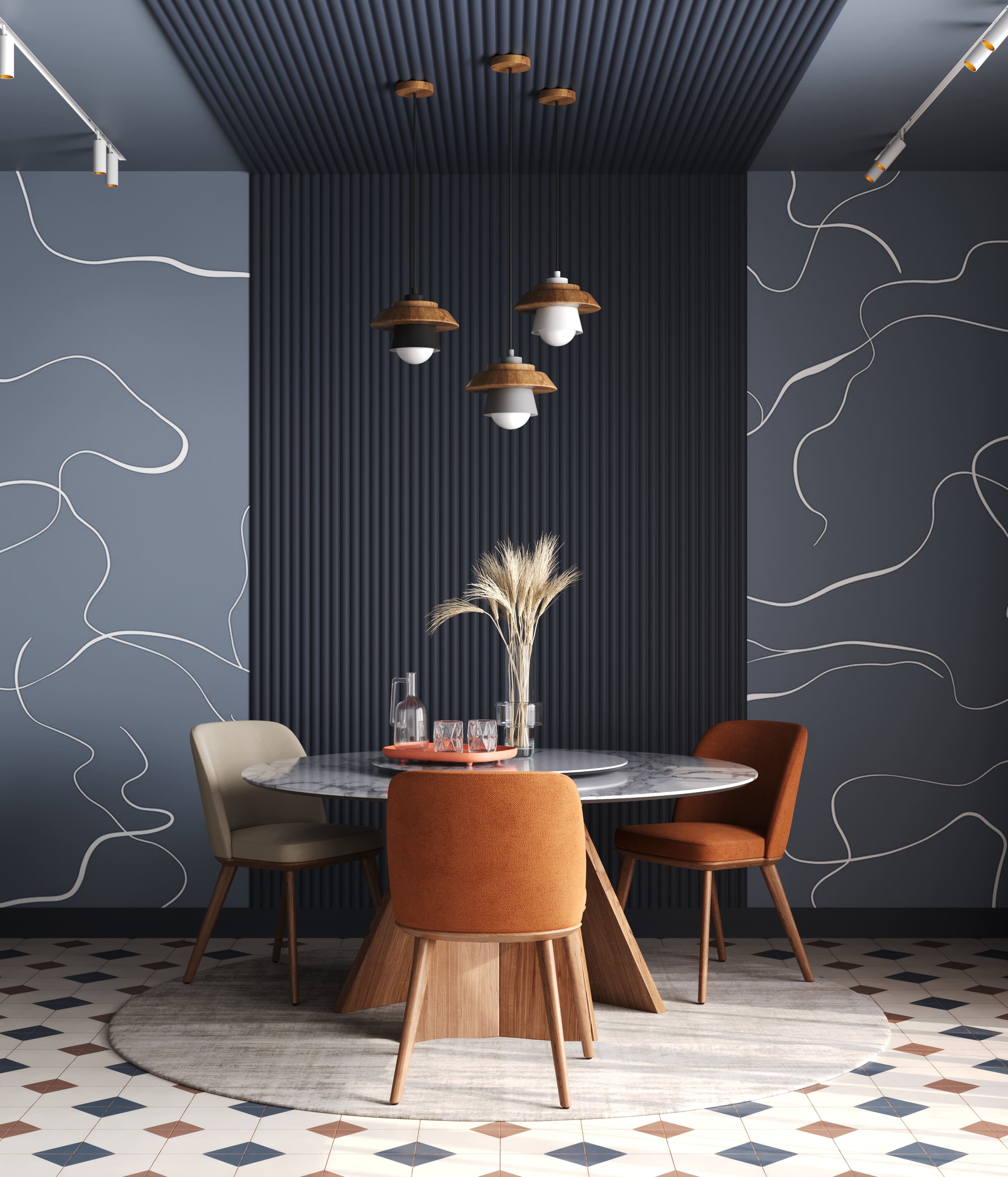 Финишный молдинг под покраску Cosca Decor MF005 2800×46×12 фото в интерьере