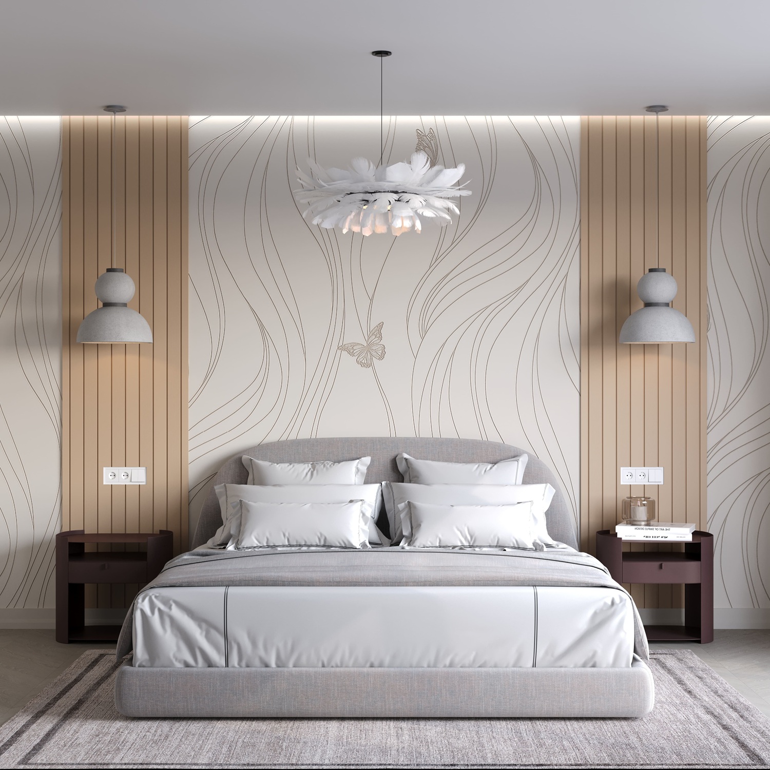 Финишный молдинг под покраску Cosca Decor MF002 2800×38×12 фото в интерьере
