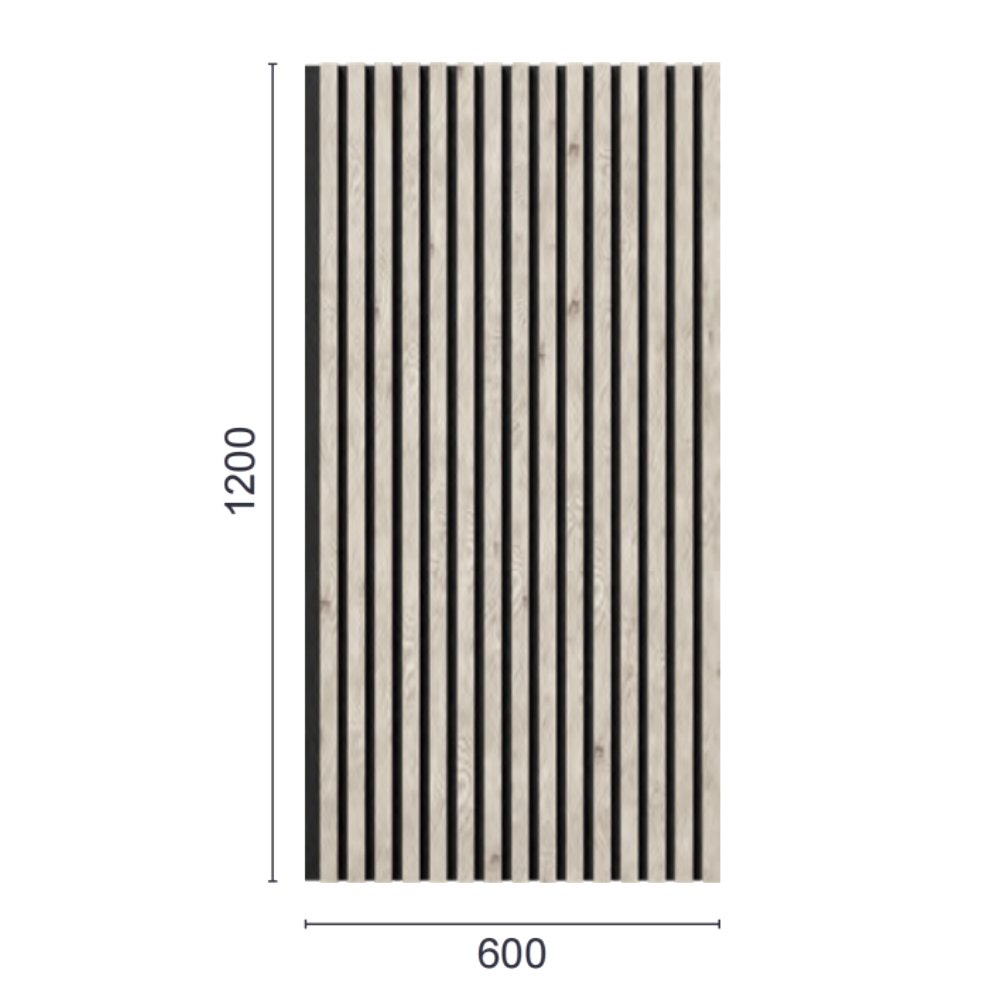 МДФ стеновая панель акустическая Cosca Decor Сканди Дуб Графит черный войлок 1200×600×19 МДФ стеновая панель акустическая Cosca Decor Сканди Дуб Графит черный войлок 1200×600×19