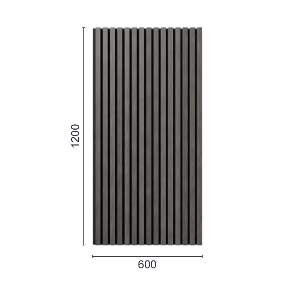 МДФ стеновая панель акустическая Cosca Decor Монако Дуб Антрацит Темно-серый черный войлок 1200×600×21 МДФ стеновая панель акустическая Cosca Decor Монако Дуб Антрацит Темно-серый черный войлок 1200×600×21