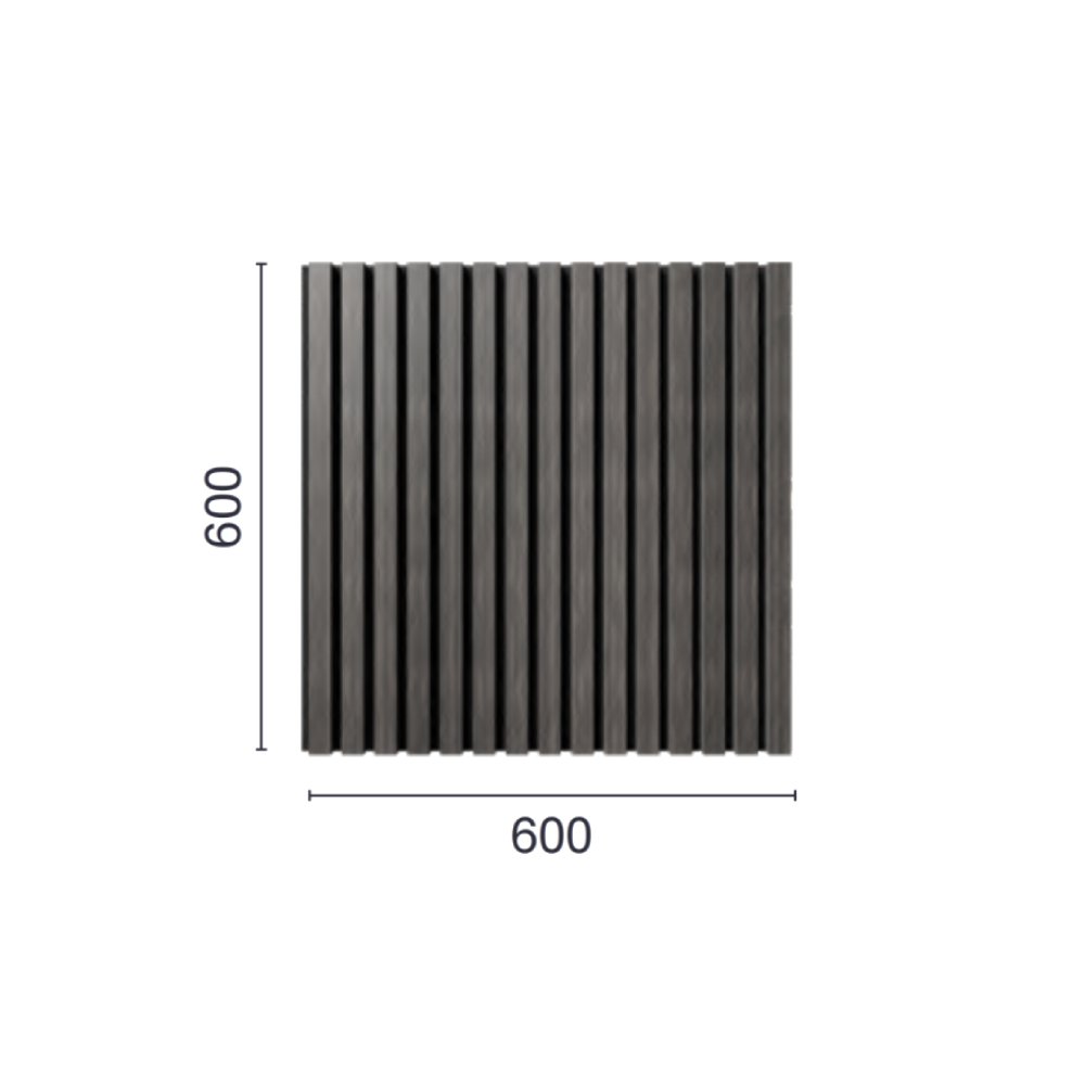 МДФ стеновая панель акустическая Cosca Decor Монако Дуб Антрацит Темно-серый черный войлок 600×600×21 МДФ стеновая панель акустическая Cosca Decor Монако Дуб Антрацит Темно-серый черный войлок 600×600×21