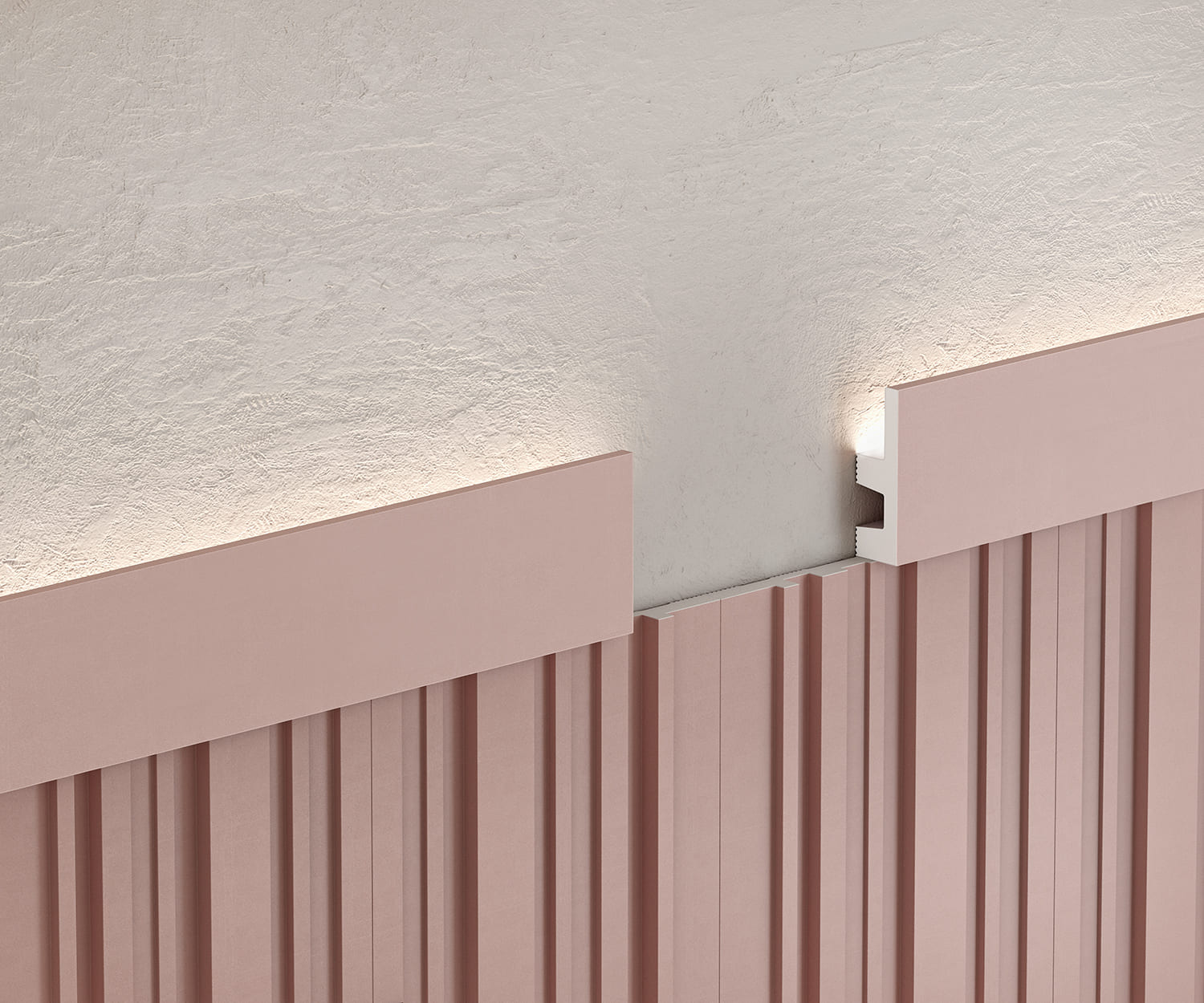 Стеновая панель под покраску Cosca Decor RP002 2800×156×12 фото в интерьере