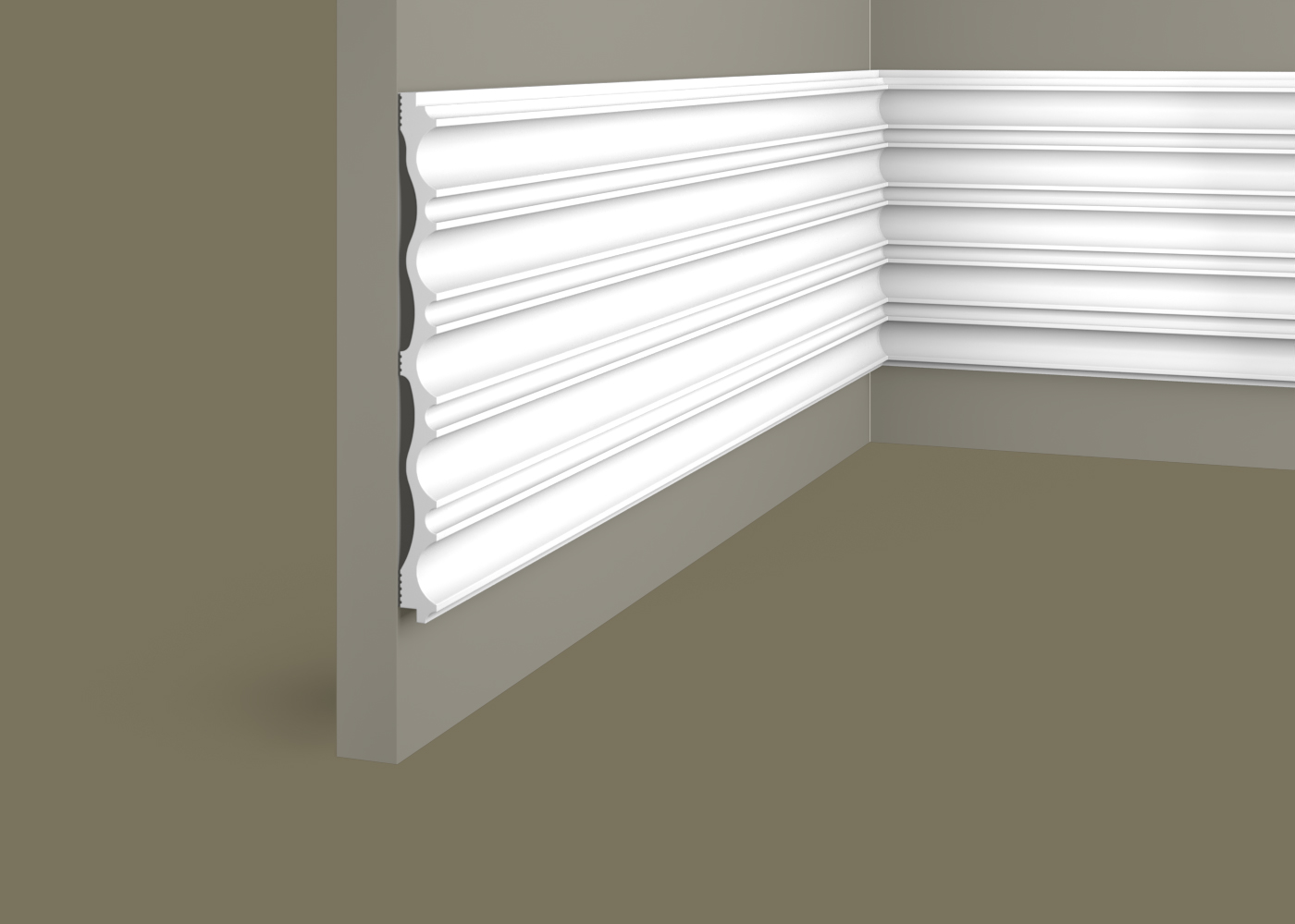 Стеновая панель под покраску Cosca Decor RP003 2800×156×12