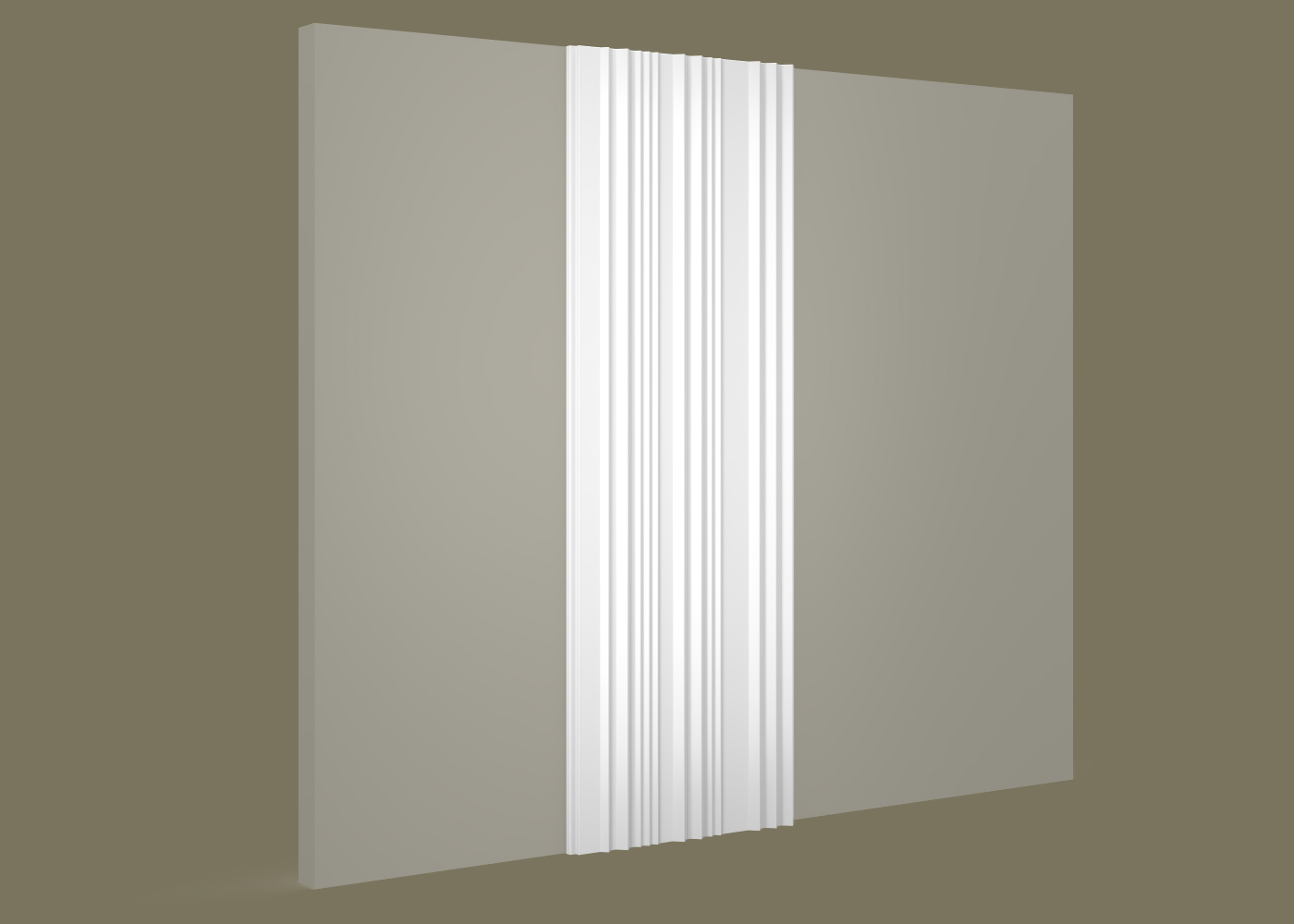 Стеновая панель под покраску Cosca Decor RP005 2800×156×12