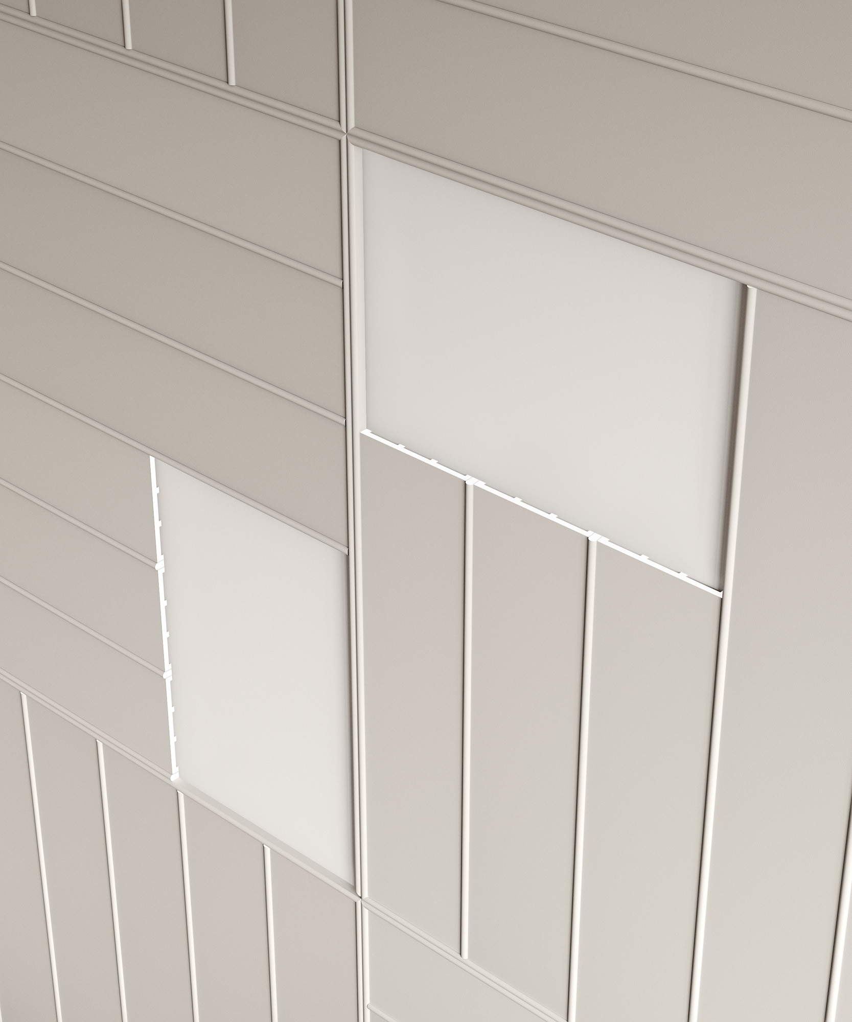 Стеновая панель под покраску Cosca Decor RP007 2800×156×12 фото в интерьере