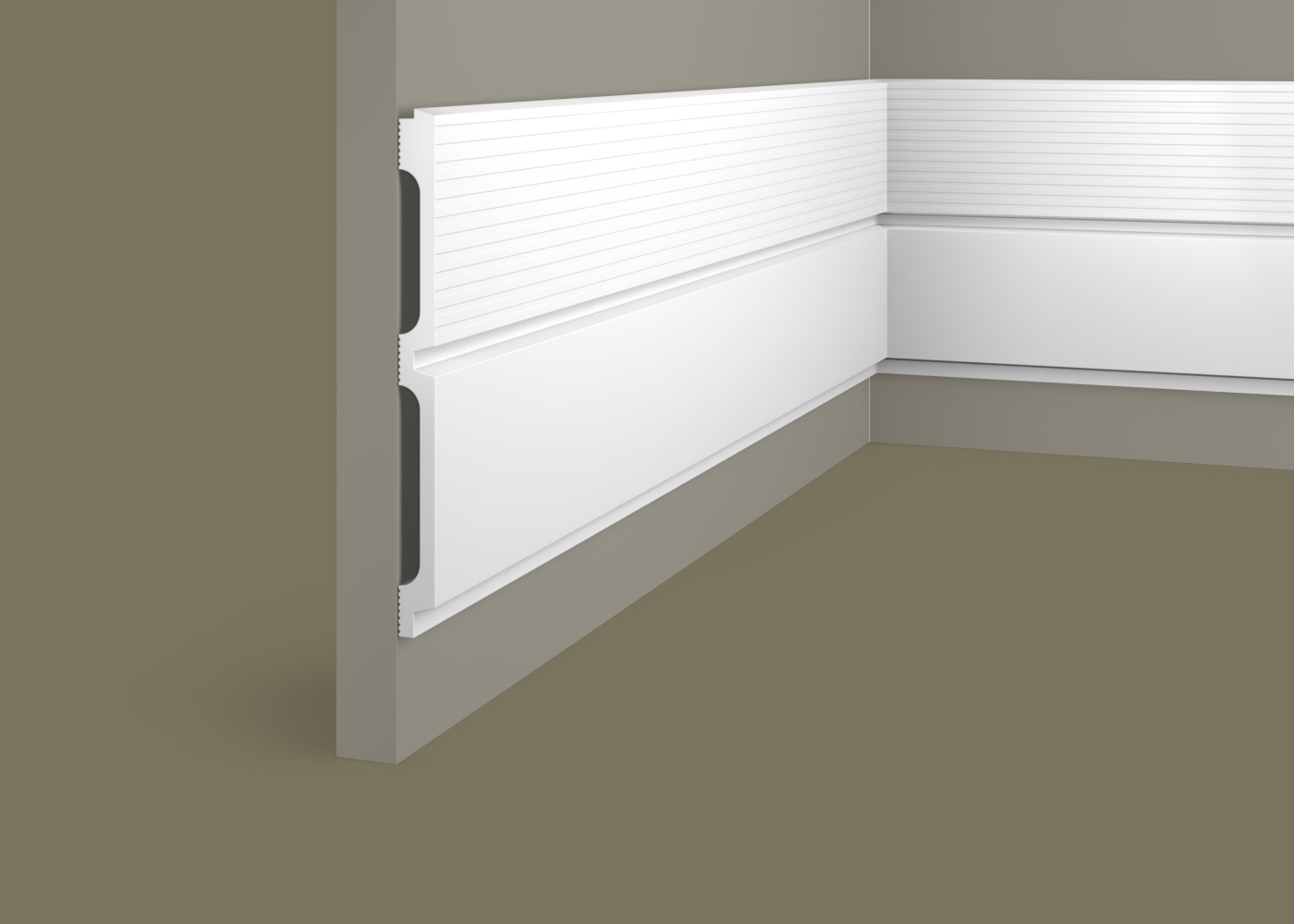 Стеновая панель под покраску Cosca Decor RP016 2800×156×12
