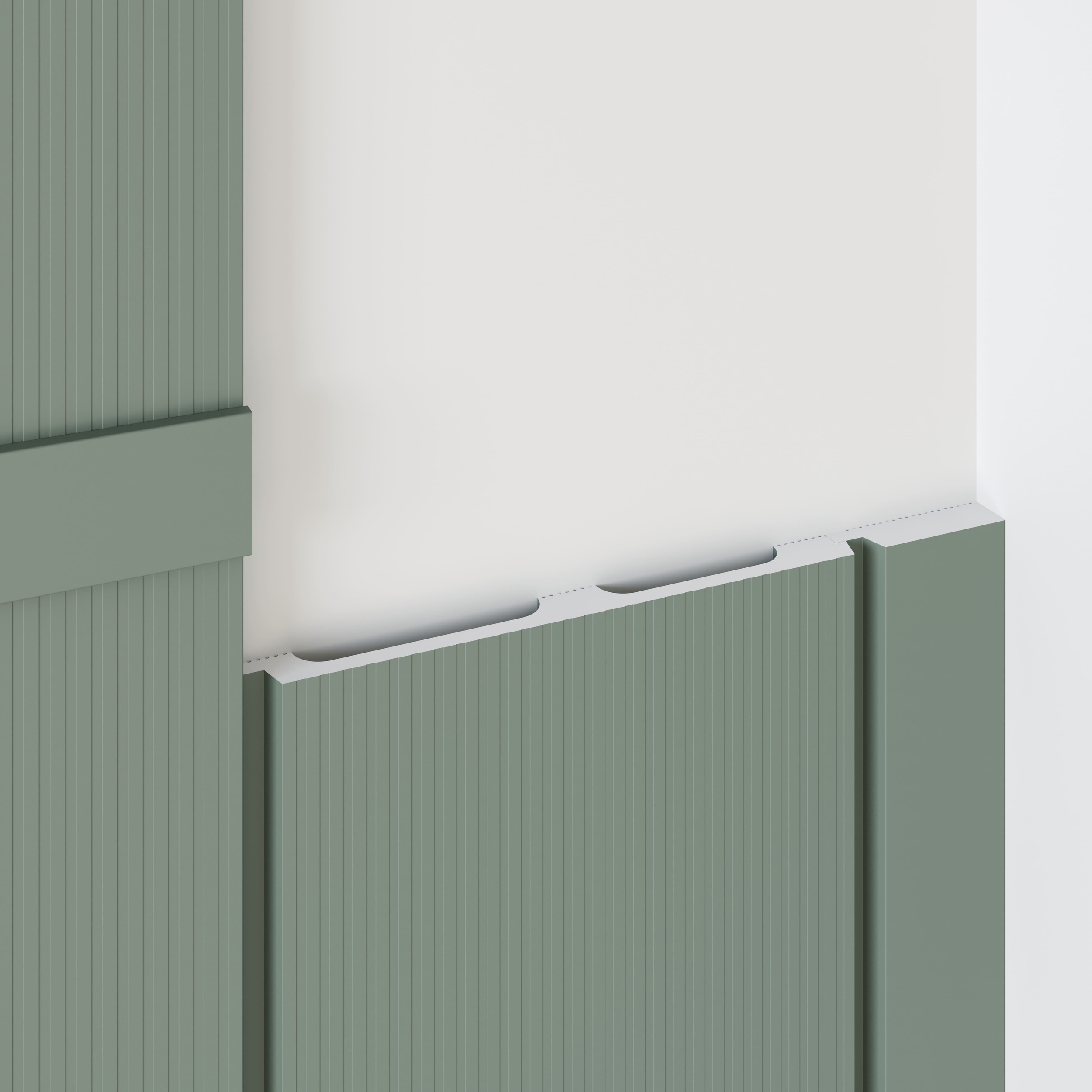 Стеновая панель под покраску Cosca Decor RP017 2800×156×12 фото в интерьере