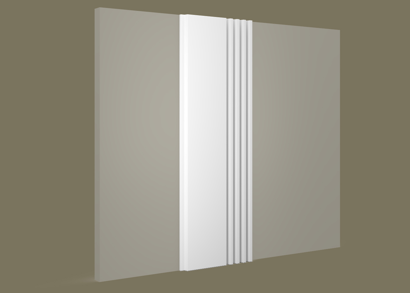 Стеновая панель под покраску Cosca Decor RP019 2800×156×12