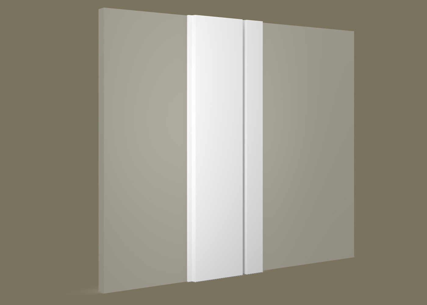 Стеновая панель под покраску Cosca Decor RP020 2800×156×12