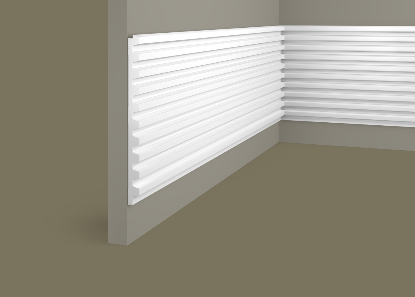 Стеновая панель под покраску Cosca Decor RP022 2800×156×12