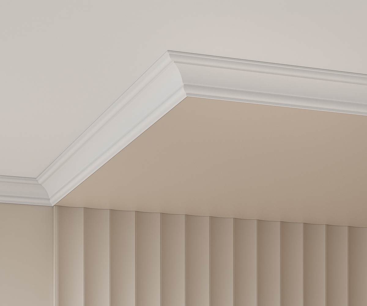 Стеновая панель под покраску Cosca Decor RX006 наборная 2800×62×12 фото в интерьере