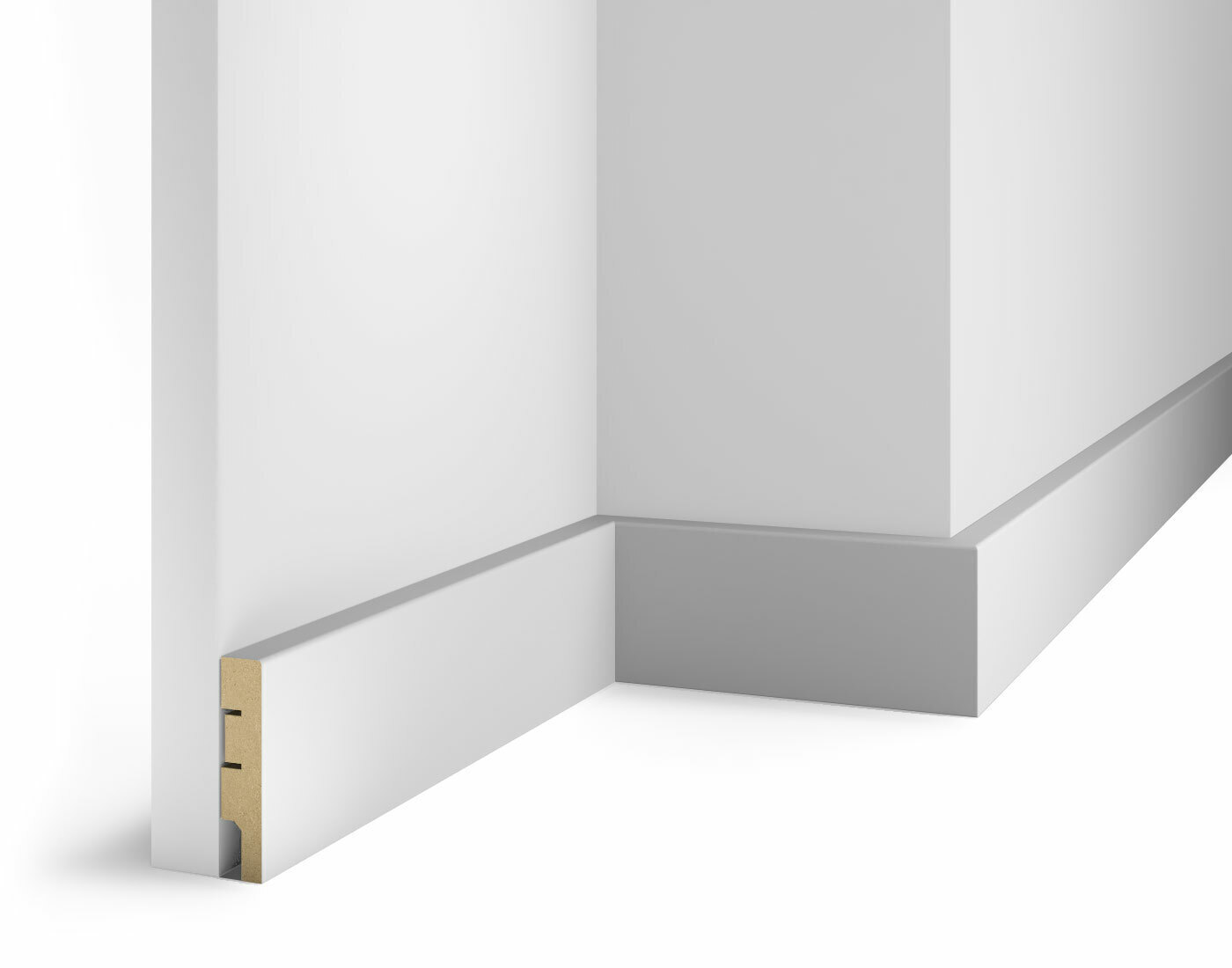 Плинтус МДФ под покраску Cosca Decor AP74 2400×75×16 Плинтус МДФ под покраску Cosca Decor AP74 2400×75×16