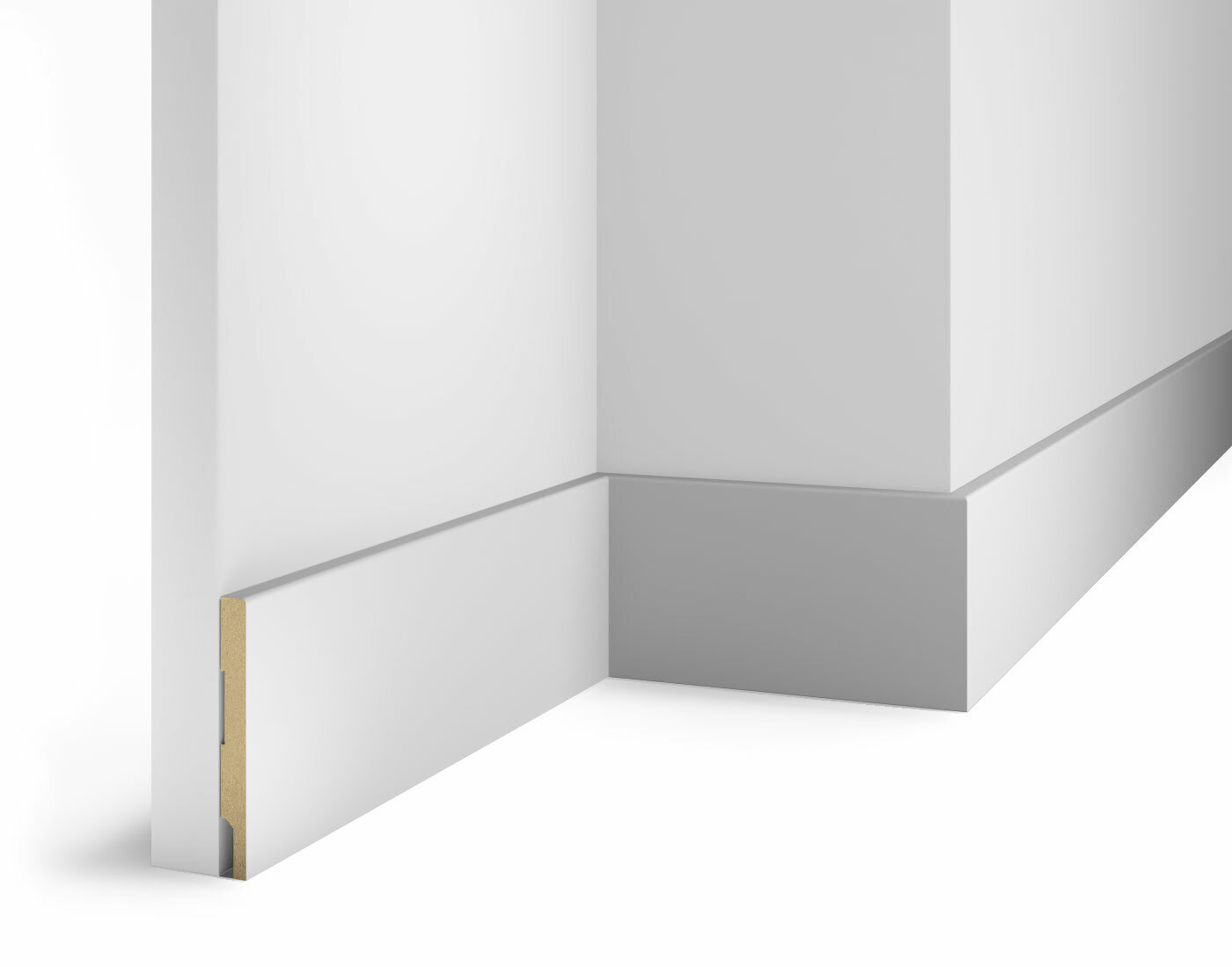 Плинтус МДФ под покраску Cosca Decor AP73 2400×95×10 Плинтус МДФ под покраску Cosca Decor AP73 2400×95×10