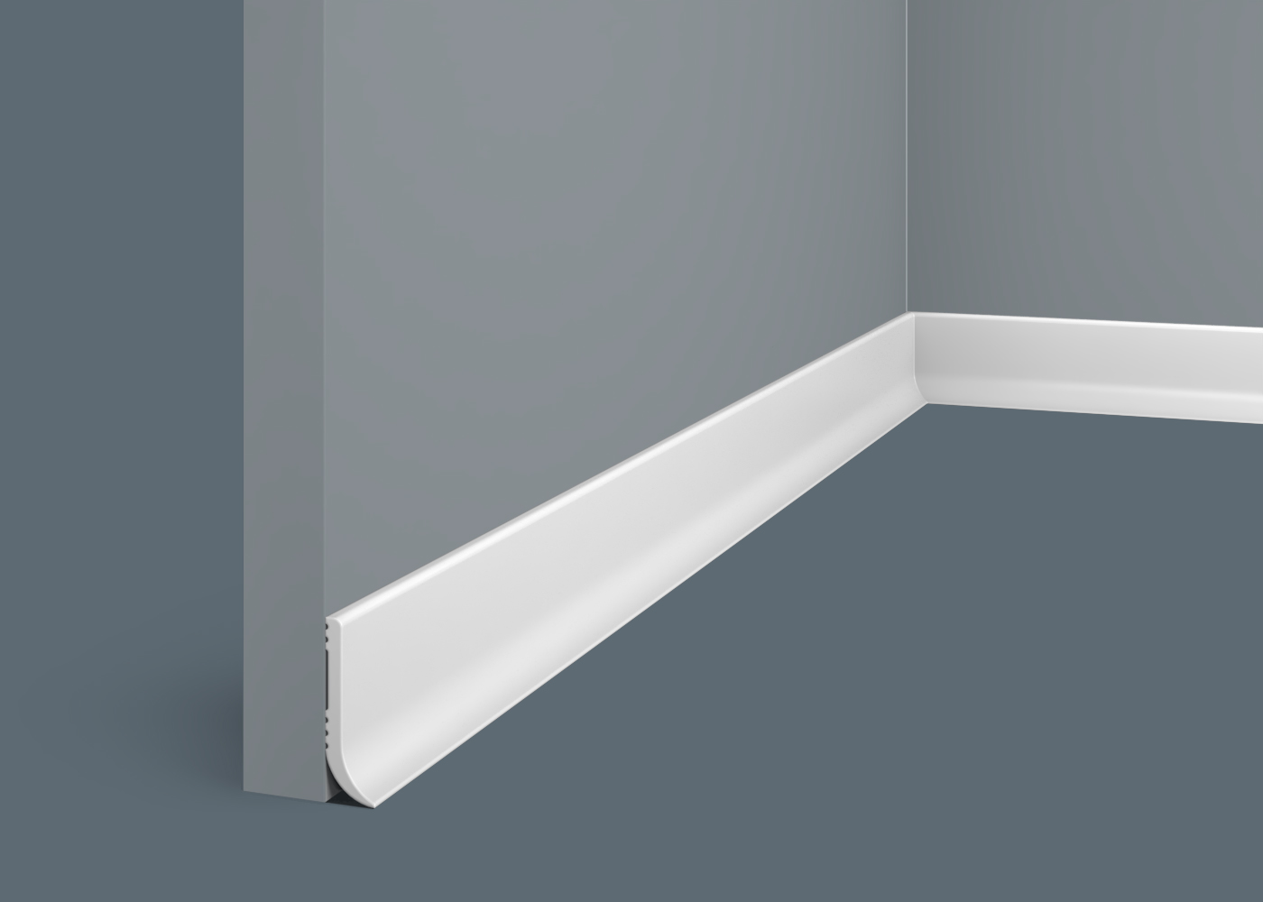 Плинтус под покраску Cosca Decor Экополимер PL001 2000×40×12 Плинтус под покраску Cosca Decor Экополимер PL001 2000×40×12