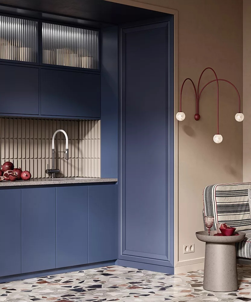 Плинтус под покраску Cosca Decor Экополимер PX050 2000×65×15 фото в интерьере