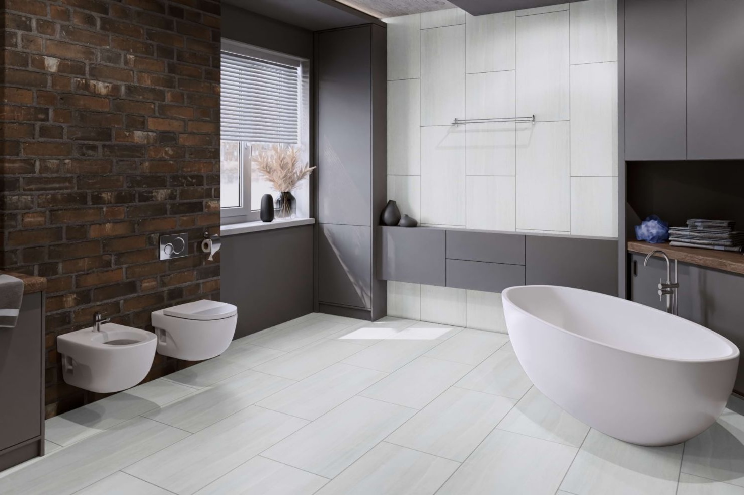 Кварцвиниловая плитка Damy Floor клеевая Ascent LVT Кайлас CDM271-03-LVT 912,4×455,2×2,5 фото в интерьере