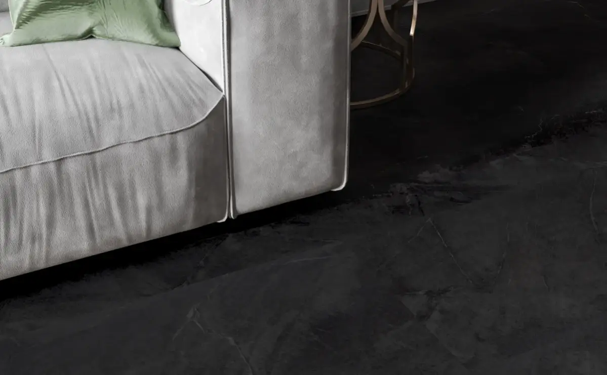 Кварцвиниловая плитка Vinilam клеевая Ceramo Stone Glue Аргентинский Камень 91912 950×475×2,5 фото в интерьере