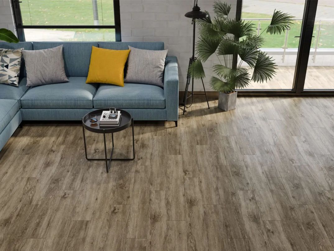 Кварцвиниловый SPC ламинат Alpine Floor Grand Sequoia Венге Грей ECO 11-808 MC 1220×183×5 фото в интерьере