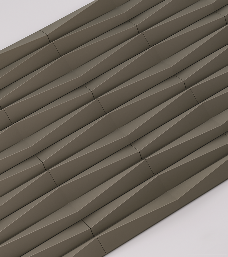Стеновая панель 3D Alpine Walls Geometrium ECOGR0204G 1200×600×25