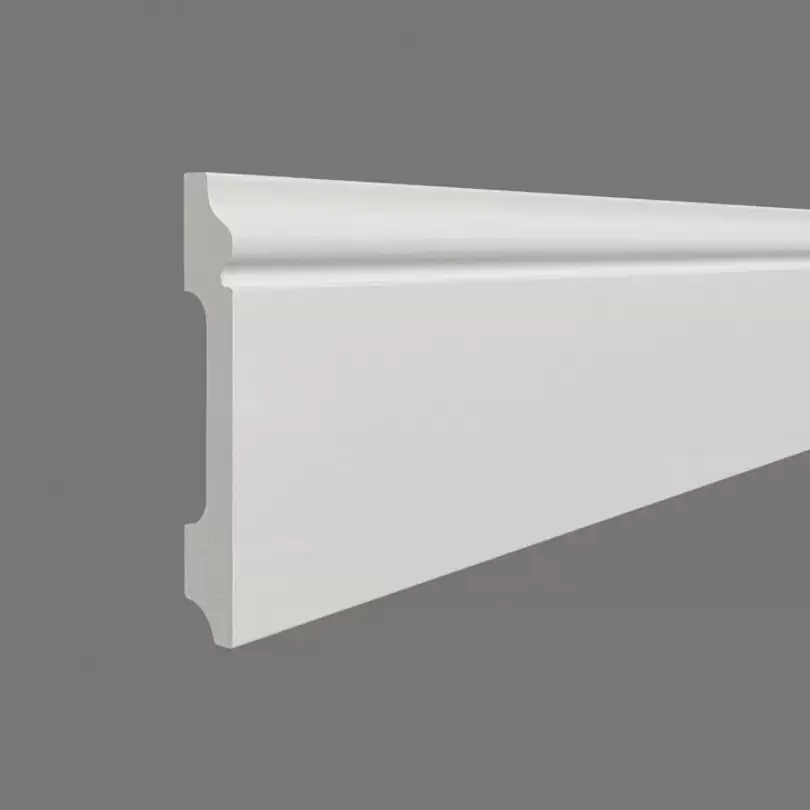 Плинтус под покраску Alpine Floor Tanle Эрсе TL018001 2000×80×12