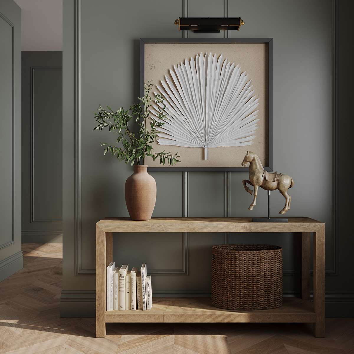 Молдинг под покраску Ultrawood U 0002 i 2000×45×14 фото в интерьере