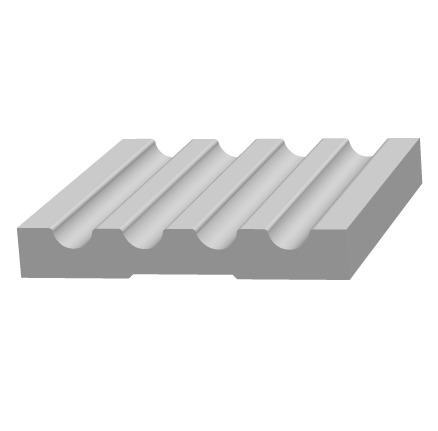 Молдинг под покраску Ultrawood N 0003 i 2440×83×12