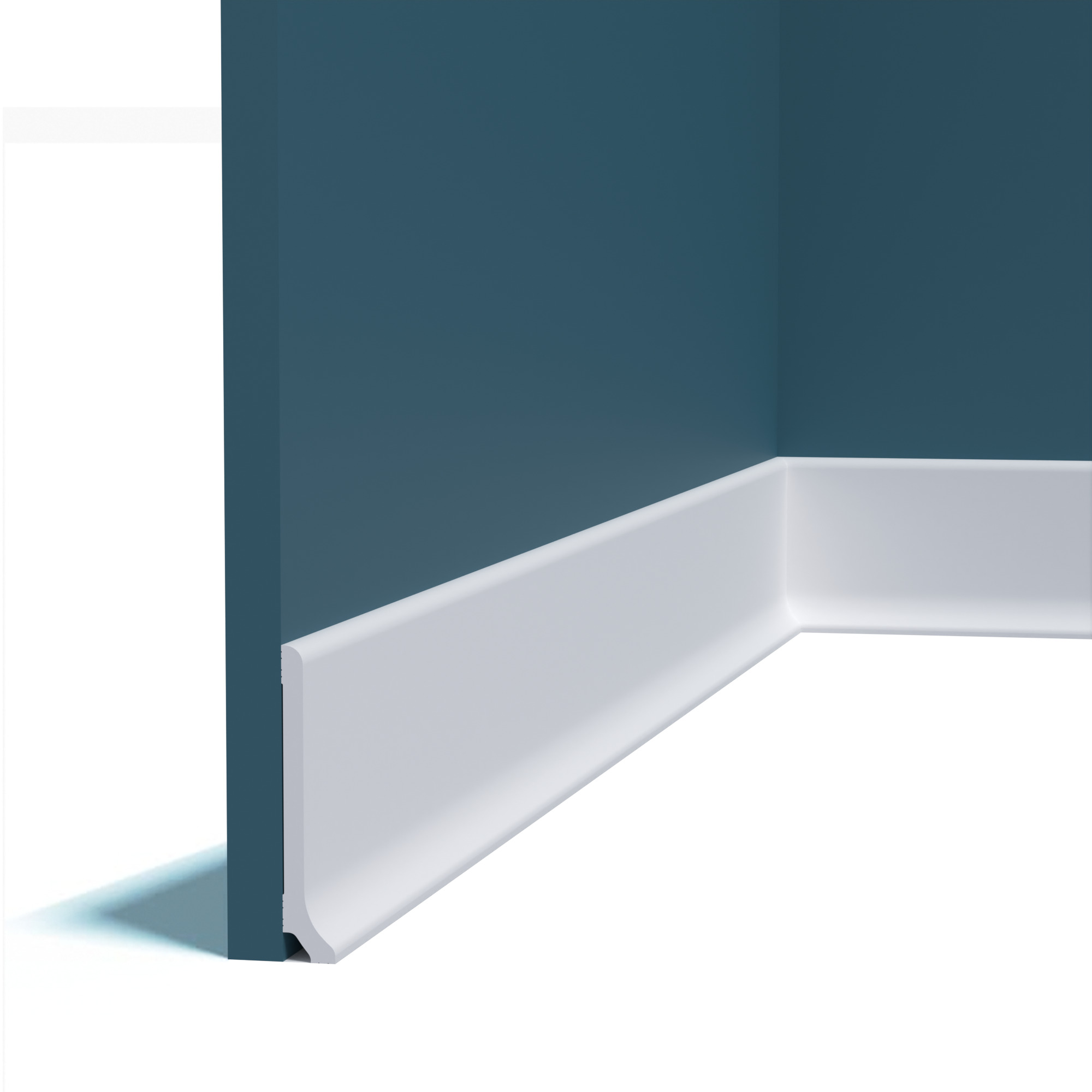 Плинтус под покраску Перфект Плюс P222 2000×100×17 Плинтус под покраску Перфект Плюс P222 2000×100×17