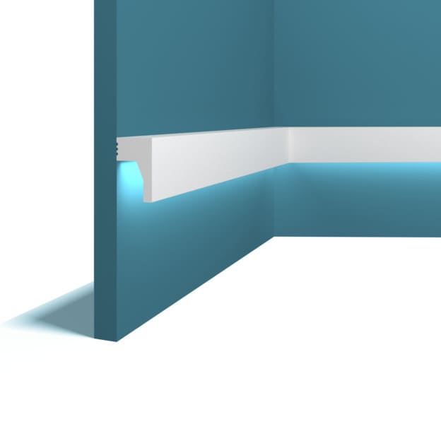 Молдинг под покраску Перфект Плюс P87 с подсветкой 2000×40×25 Молдинг под покраску Перфект Плюс P87 с подсветкой 2000×40×25