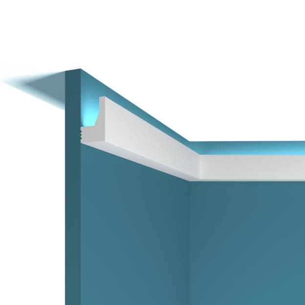 Молдинг под покраску Перфект Плюс P87 с подсветкой 2000×40×25 Молдинг под покраску Перфект Плюс P87 с подсветкой 2000×40×25