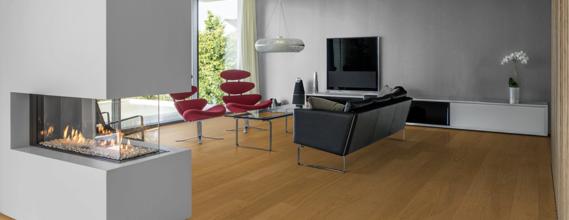 Паркетная доска Kahrs Life Authentic Дуб Cloves LTCLRW4003-193 Calm 1980×193×10 фото в интерьере