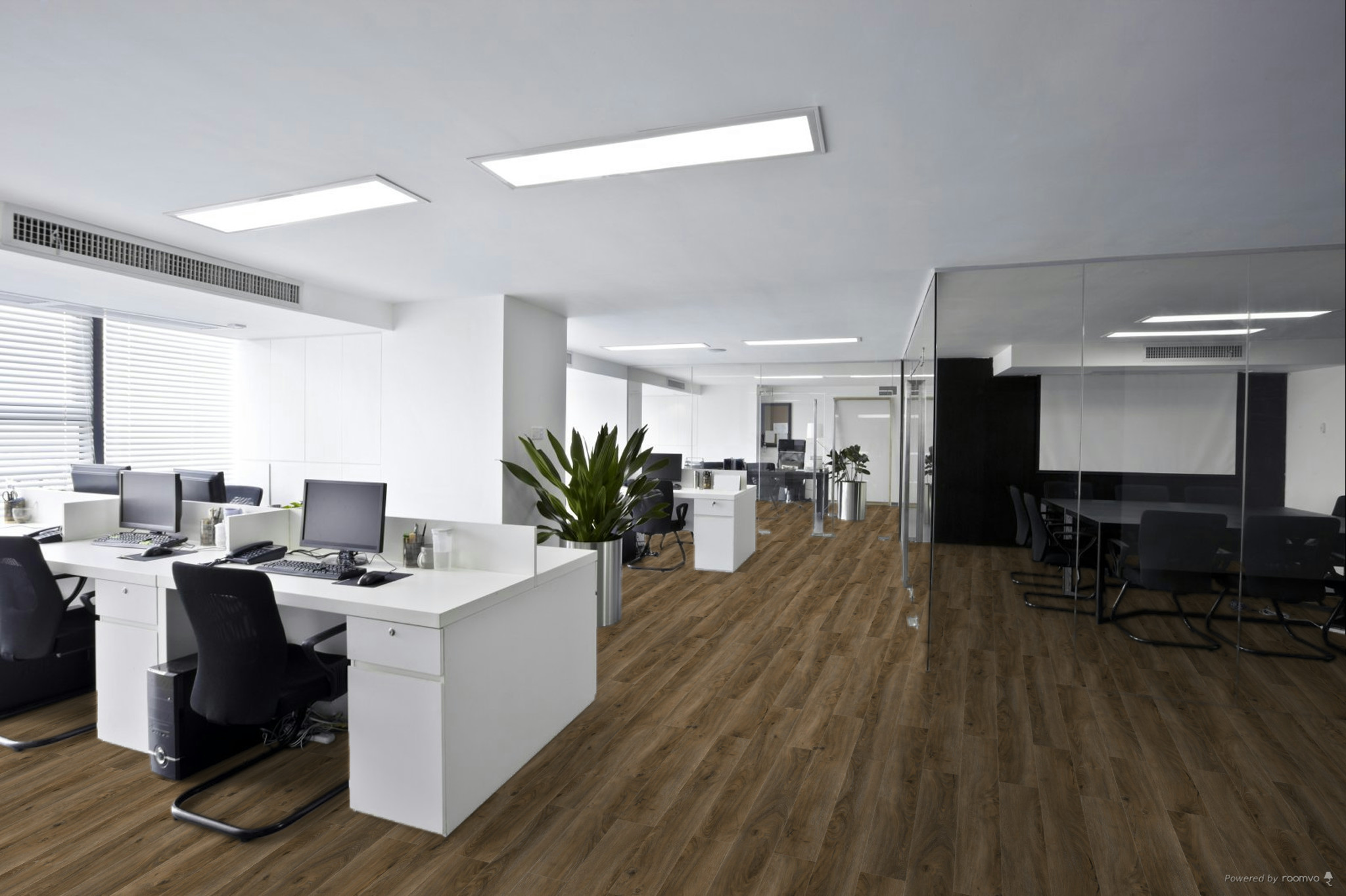 Кварцвиниловая плитка Fargo клеевая Comfort LVT Дуб Бронкс 20-7359-04 1227×152×2,5 фото в интерьере