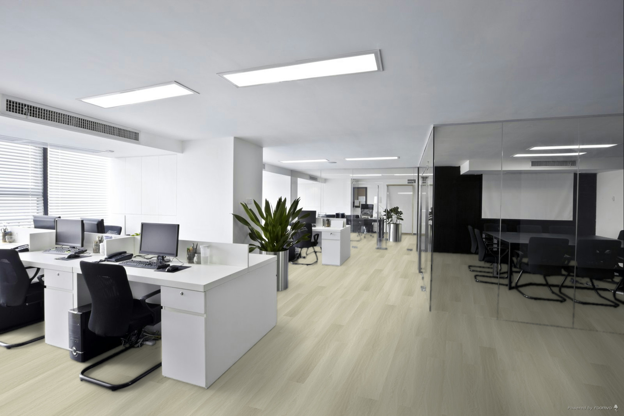 Кварцвиниловая плитка Fargo клеевая Comfort LVT Дуб Саванна 20-21064-84 1227×152×2,5 фото в интерьере