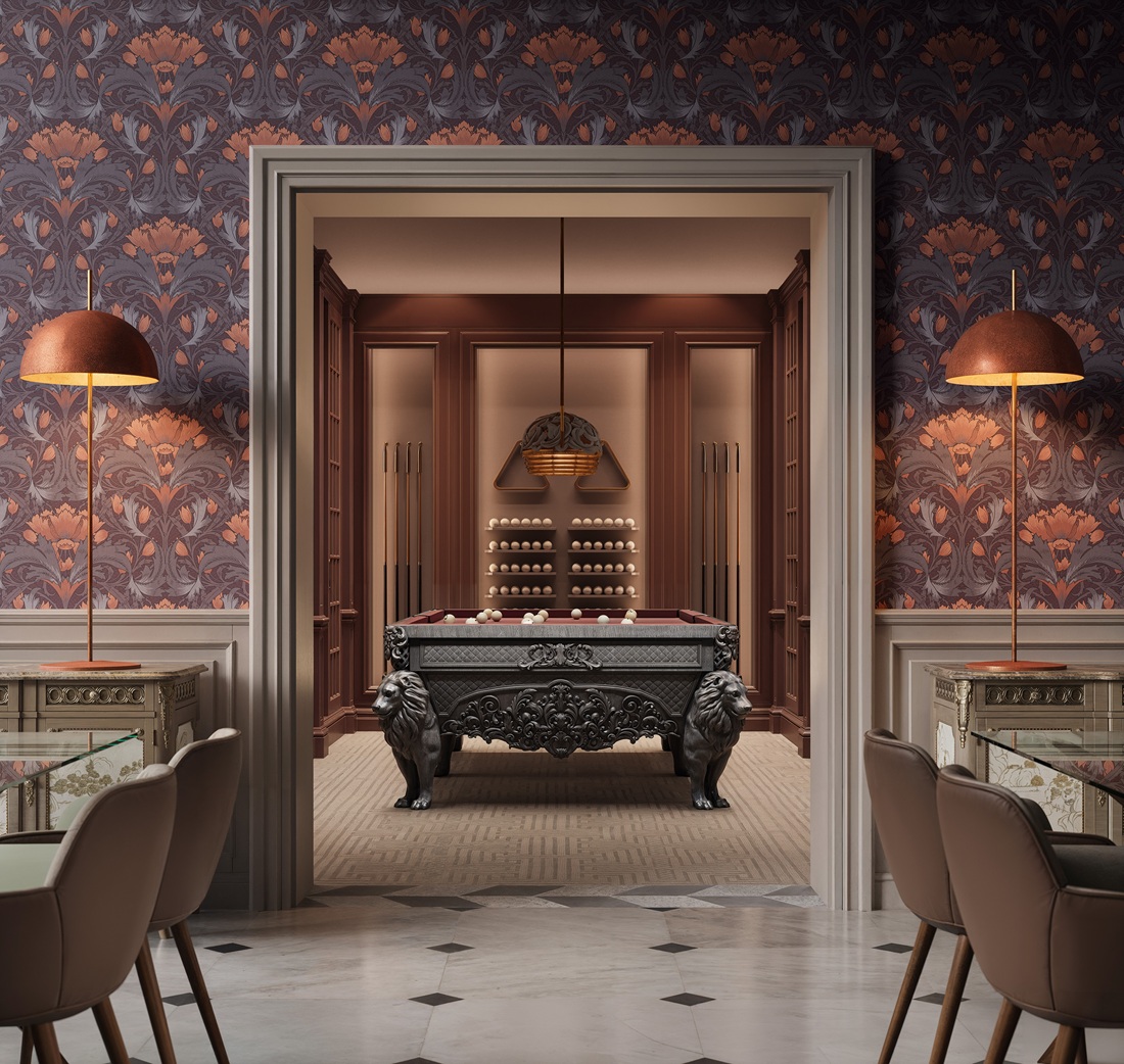 Обои Loymina Шервуд Солсбери Brit26 010 10,05×1 фото в интерьере