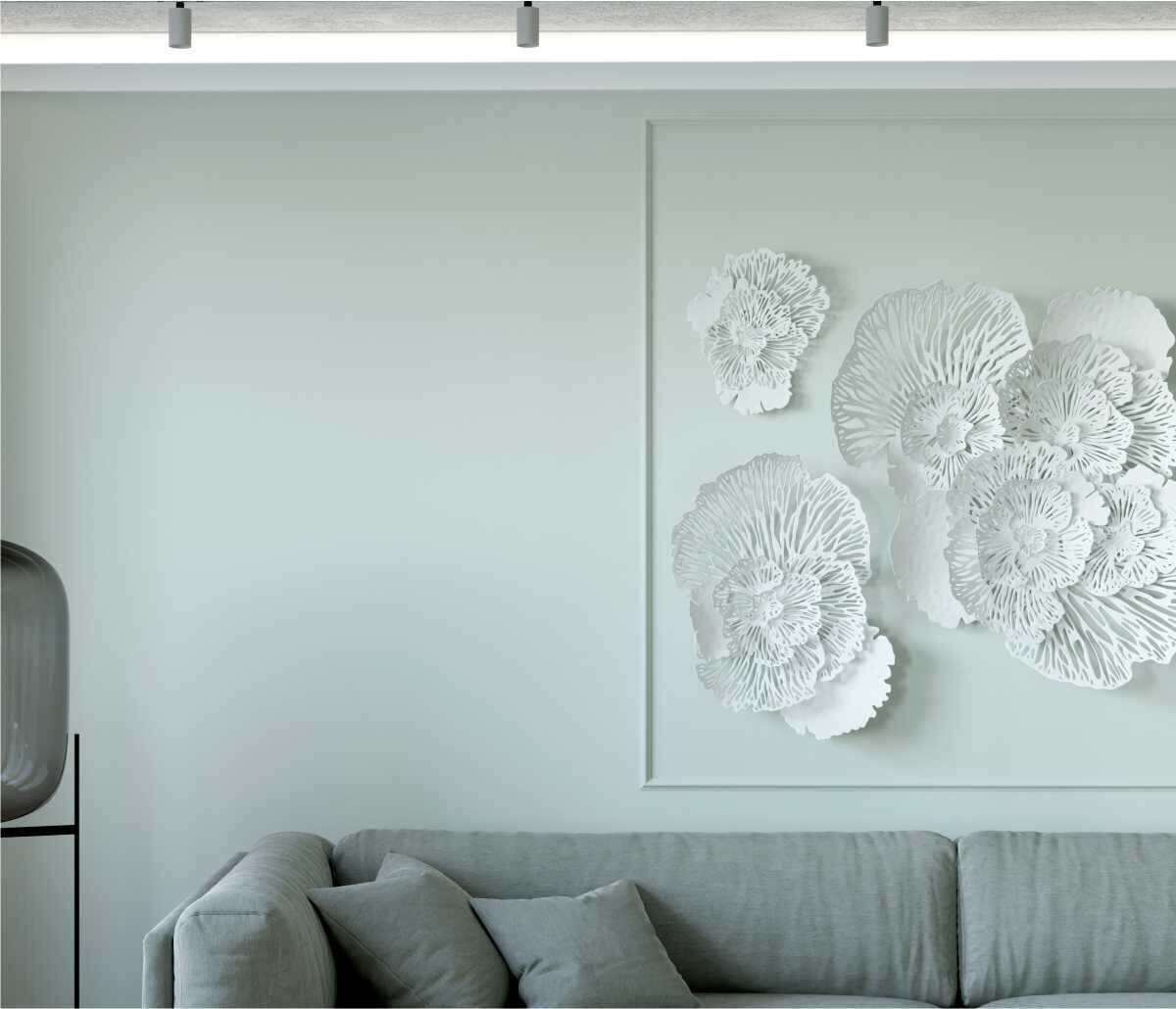 Молдинг под покраску Cosca Decor MX001 2000×26×12 фото в интерьере