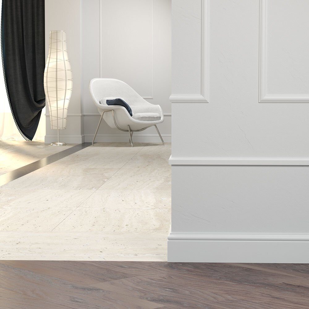 Молдинг под покраску Cosca Decor MX004 2000×29×16 фото в интерьере