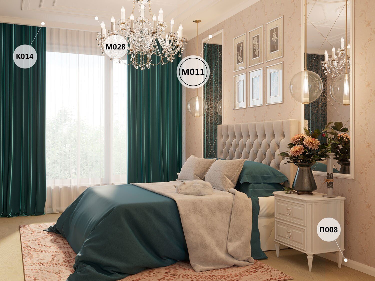 Молдинг под покраску Cosca Decor MX011 2000×40×14 фото в интерьере