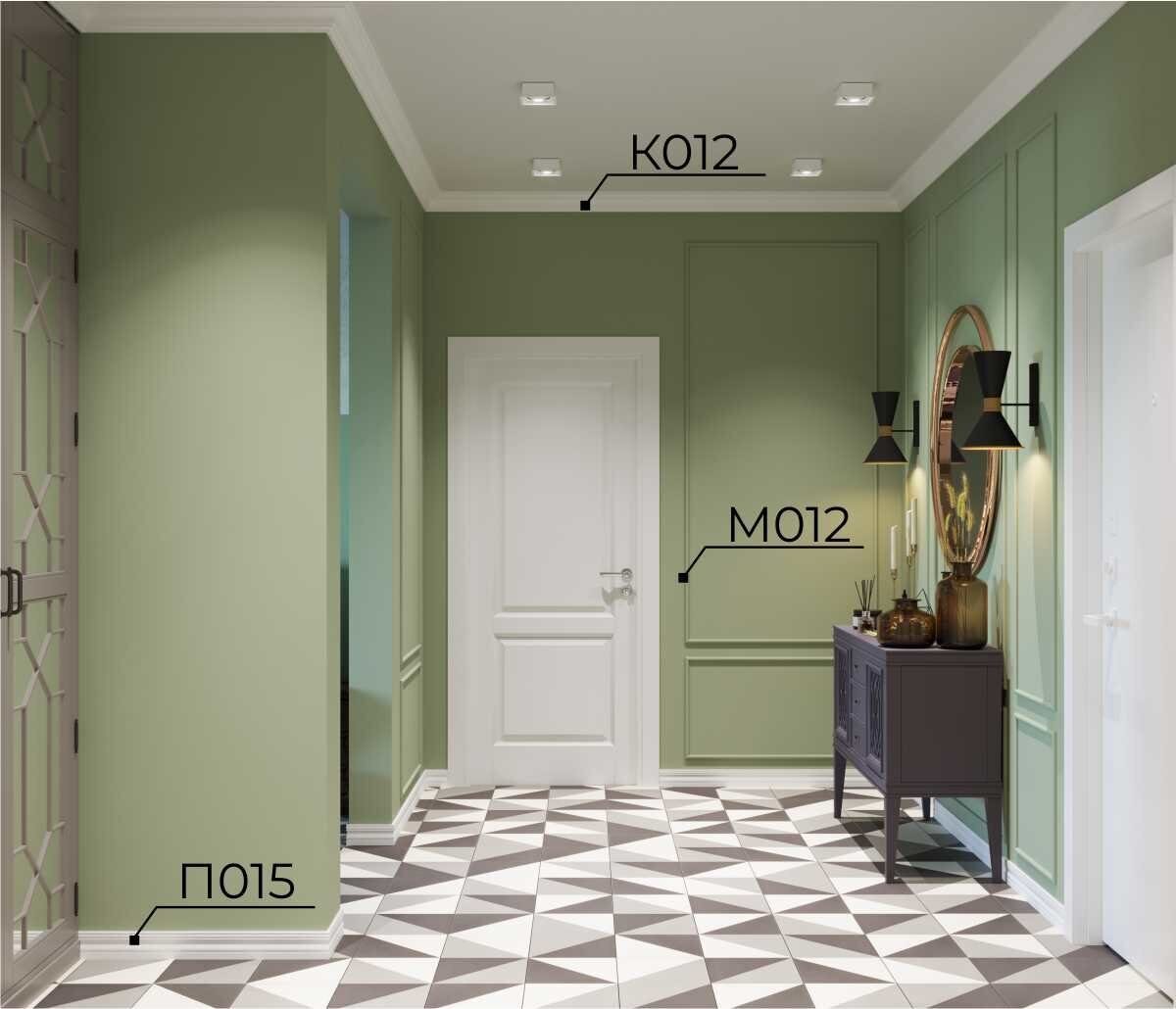 Молдинг под покраску Cosca Decor MX012 2000×19×12 фото в интерьере